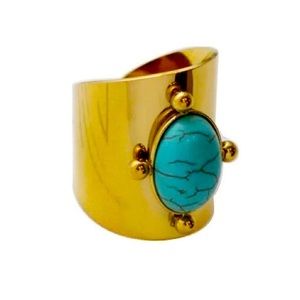 🔆3/$30 New Vintage Turquoise Adjustable Ring